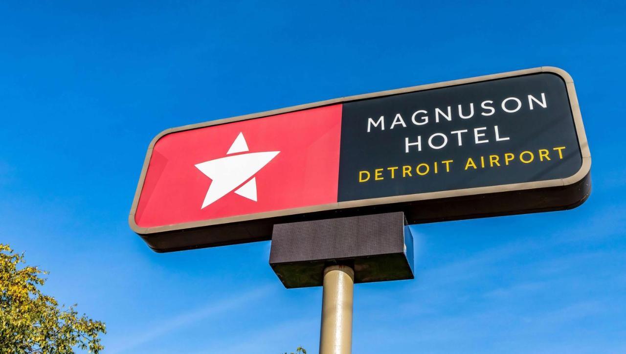 Magnuson Hotel Detroit Airport Romulus Exterior foto